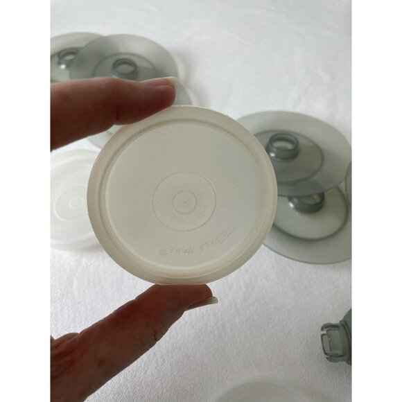 Tupperware Parfait Cups Smoky Grey Cups Bases Lids 754 296 Dessert Seals 6 - Picture 8 of 8
